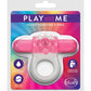 Play with Me Teaser Vibrating Cock Ring - Pink