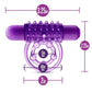 Play with Me The Player Vibrating Double Strap Cock Ring