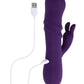 Playboy Bunny Punch Rechargeable Silicone Rabbit Vibrator with Twirly G-Spot Head