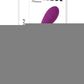 Playboy Busy Bunny Rechargeable Silicone Rabbit Vibrator - Purple