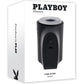 Playboy Come Along Dual End Rechargeable Masturbator - Black/Clear