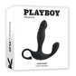 Playboy Come Hither Rechargeable Silicone Vibrating Prostate Massager - Black