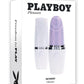 Playboy Getaway Rechargeable Silicone Clitoral Stimulator - Lavender/White