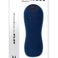 Playboy Gusto Rechargeable Silicone Masturbator - Blue