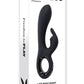 Playboy Late Night Bunny Rechargeable Silicone Dual Vibrator - Black