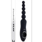 Playboy Let It Bead Rechargeable Silicone Anal Beads - Black