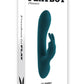 Playboy Lil Rabbit Rechargeable Silicone Vibrator - Teal