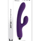 Playboy New Crush Rechargeable Silicone Dual Vibrator - Purple