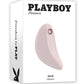 Playboy Palm Rechargeable Silicone Vibrator - White