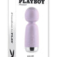 Playboy Royal Mini Rechargeable Silicone Massage Wand - Pink