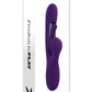 Playboy The Thrill Rechargeable Silicone Rabbit Vibrator - Purple