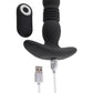 Playboy Trust The Thrust Rechargeable Silicone Thrusting Anal Plug with Remote Control