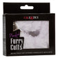 Playful Furry Cuffs - White
