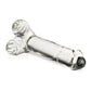 Pleasure Crystals Glass Dildo with Balls