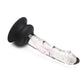 Pleasure Crystals Glass Dildo with Silicone Base
