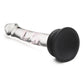 Pleasure Crystals Glass Dildo with Silicone Base