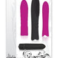Pleasure Silicone Sleeve Trio with Bullet Kit - Black/Purple