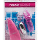 Pocket Exotics Snow Bunny Bullet - Pink - 4in