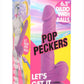 Pop Peckers Dildo with Balls - Purple - 6.5in