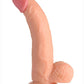 Pop Peckers Dildo with Balls - Vanilla - 7.5in