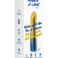 Power Of Love Ukraine Rechargeable Vibrator - Blue/Gold