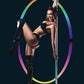 Power Pole Pro Professional Portable Exercise and Dance Spinning Pole Extends Up