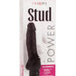 Power Stud Cliterrific Vibrator Waterproof - Black - 6.75in