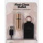 Powerbullet First Class Rechargeable Mini Bullet - Crystal/Rose Gold