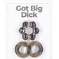 Powerbullet Got Big D Super Stretch Cock Rings - Black - 2 Pack
