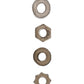 Powerbullet Got Big D Super Stretch Cock Rings - Black - 4 Pack