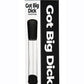 Powerbullet Got Big Dick Automatic Penis Pump - Black/Clear