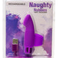 Powerbullet Naughty Nubbies Silicone Rechargeable Finger Massager - Purple