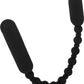 Powerbullet Rechargeable Silicone Booty Beads - Black - 10in
