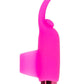 Powerbullet Silicone Teasing Tongue with Mini Rechargeable Bullet - Pink - 2.5in