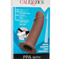 Ppa with Jock Strap Strap-On Penis Sleeve - Chocolate - 7in