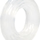 Premium Silicone Cock Ring - Clear - Large