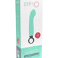 Primo G-Spot Rechargeable Silicone Vibrator - Teal