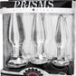 Prisms Dosha 3 Piece Glass Plug Kit - Clear
