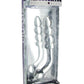 Prisms Erotic Glass Hamsa G-Spot Glass Wand - Clear