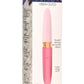 Prisms Vibra-Glass 10x Rose Dual End Rechargeable Silicone/Glass Vibrating Dildo - Pink