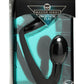 Prostatic Play Explorer Silicone Cock Ring and Prostate Plug - Black