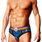 Prowler Pixel Art Gay Pride Collection Brief - Blue/Multicolor - Large