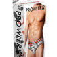Prowler Puppie Print Open Brief - Black/White - XSmall