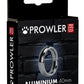 Prowler Red Aluminum Cock Ring - Metal/Silver - 40mm