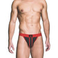 Prowler Red Ass-Less Jock - Black/Red - Small