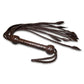 Prowler Red Leather Flogger - Brown