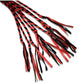 Prowler Red Long Handle Flogger - Black/Red