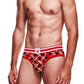 Prowler Red Paw Brief - Red/White - Medium