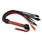 Prowler Red Short Handle Flogger - Black/Red