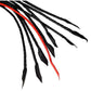 Prowler Red Short Handle Flogger